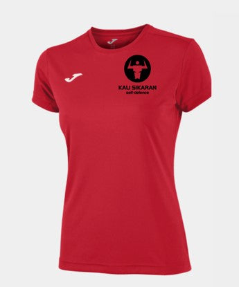 T-SHIRT COMBI WOMAN RED