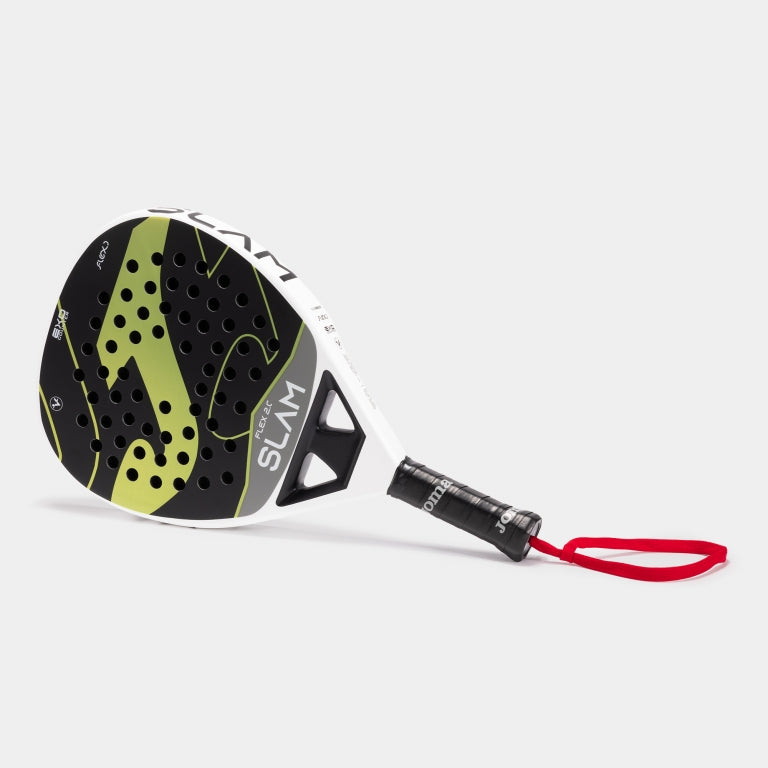 SLAM FLEX PADDLE RACKET GREEN WHITE
