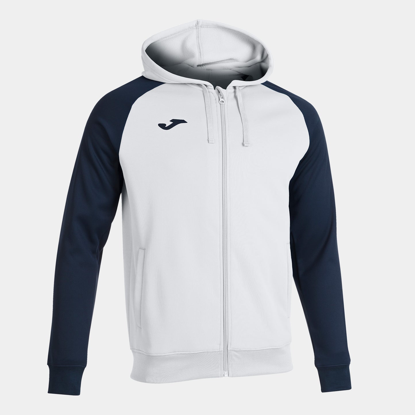 ACADEMY IV ZIP-UP HOODIE WHITE NAVY
