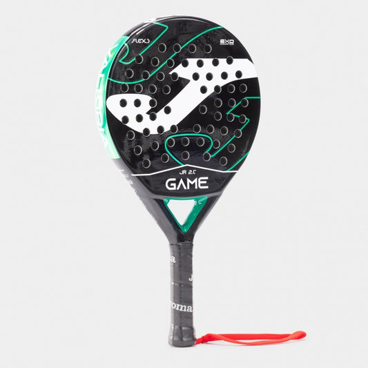 GAME JR PADDLE RACKET BLACK TURQUOISE