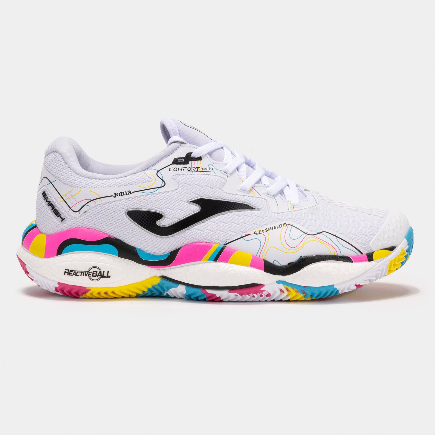 PADELSKO SMASH 2592 WHITE MULTICOLOR