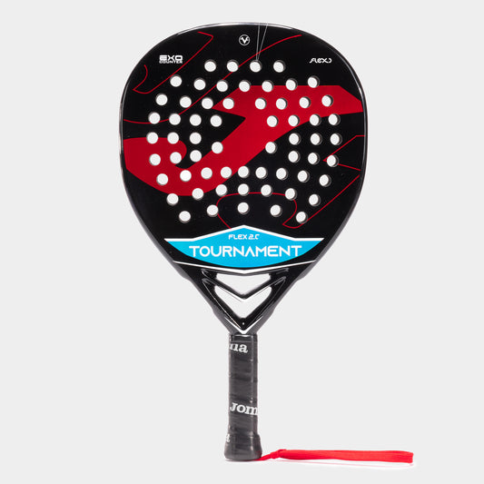TOURNAMENT FLEX PADDLE RACKET BLACK RED