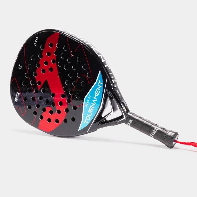 TOURNAMENT FLEX PADDLE RACKET BLACK RED
